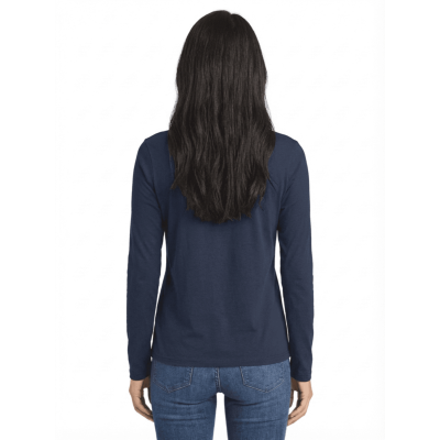 Urbnyard Classic Long Sleeve Crewneck Tee, Navy